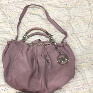 Lavender, lamb skin Michael kors bag